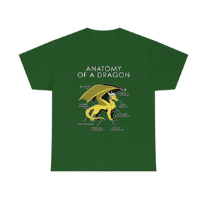 Dragon Yellow - T-Shirt T-Shirt Artworktee Green S 