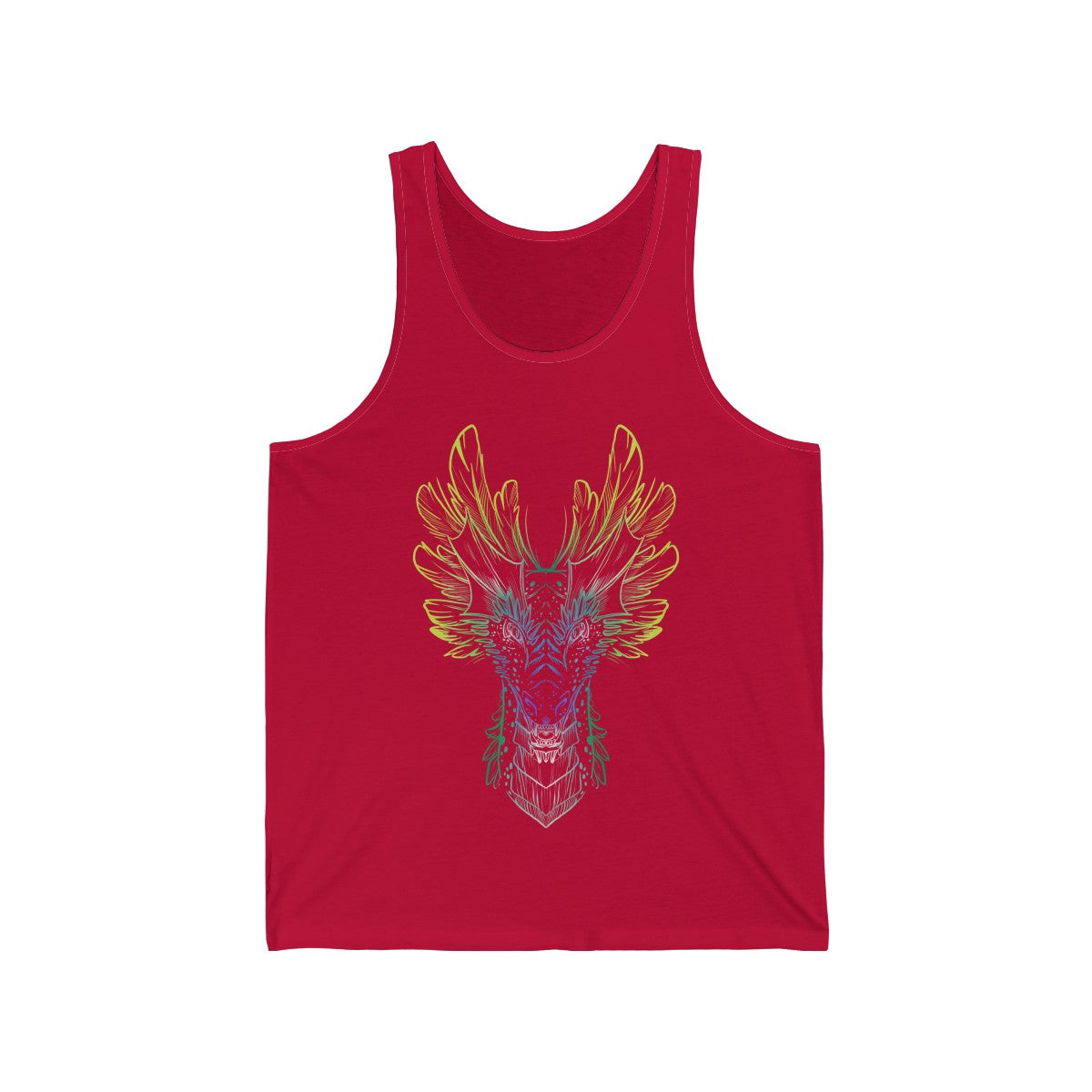 Drake Colored - Tank Top Tank Top Dire Creatures Red XS 