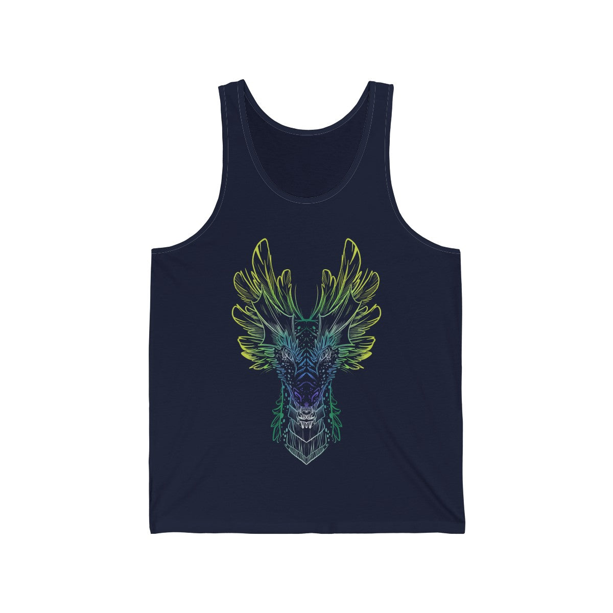 Drake Colored - Tank Top Tank Top Dire Creatures Navy Blue XS 