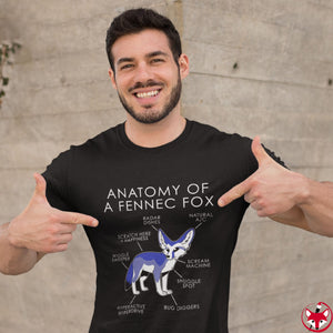 Fennec Blue - T-Shirt T-Shirt Artworktee 