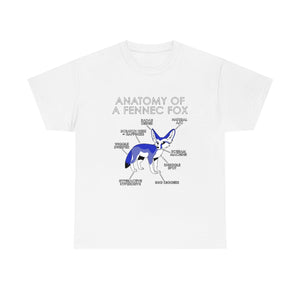 Fennec Blue - T-Shirt T-Shirt Artworktee White S 