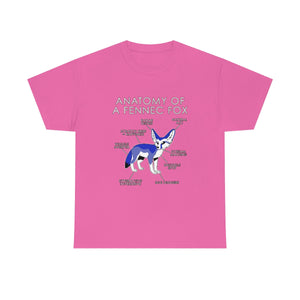 Fennec Blue - T-Shirt T-Shirt Artworktee Pink S 