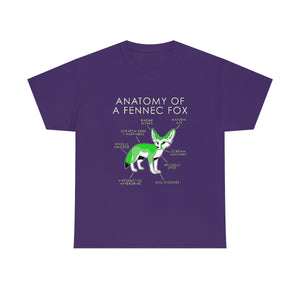 Fennec Green - T-Shirt T-Shirt Artworktee Purple S 