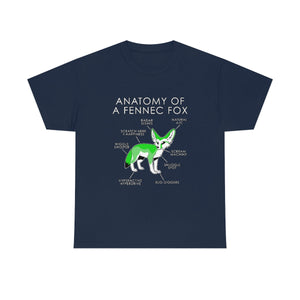 Fennec Green - T-Shirt T-Shirt Artworktee Navy Blue S 