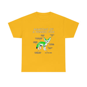 Fennec Green - T-Shirt T-Shirt Artworktee Gold S 
