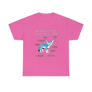 Fennec Light Blue - T-Shirt T-Shirt Artworktee Pink S 