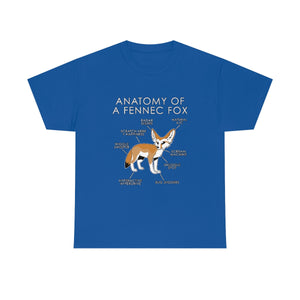 Fennec Orange -T-Shirt T-Shirt Artworktee Royal Blue S 