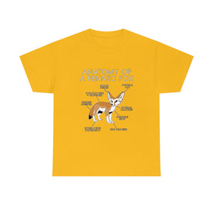 Fennec Orange -T-Shirt T-Shirt Artworktee Gold S 