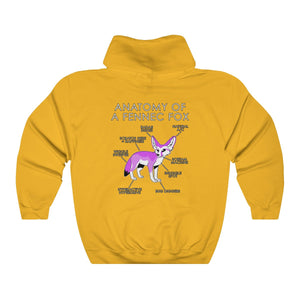 Fennec Pink - Hoodie Hoodie Artworktee Gold S 