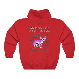 Fennec Pink - Hoodie Hoodie Artworktee Red S 