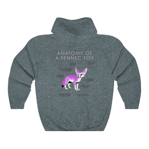 Fennec Pink - Hoodie Hoodie Artworktee Dark Heather S 