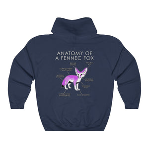 Fennec Pink - Hoodie Hoodie Artworktee Navy Blue S 