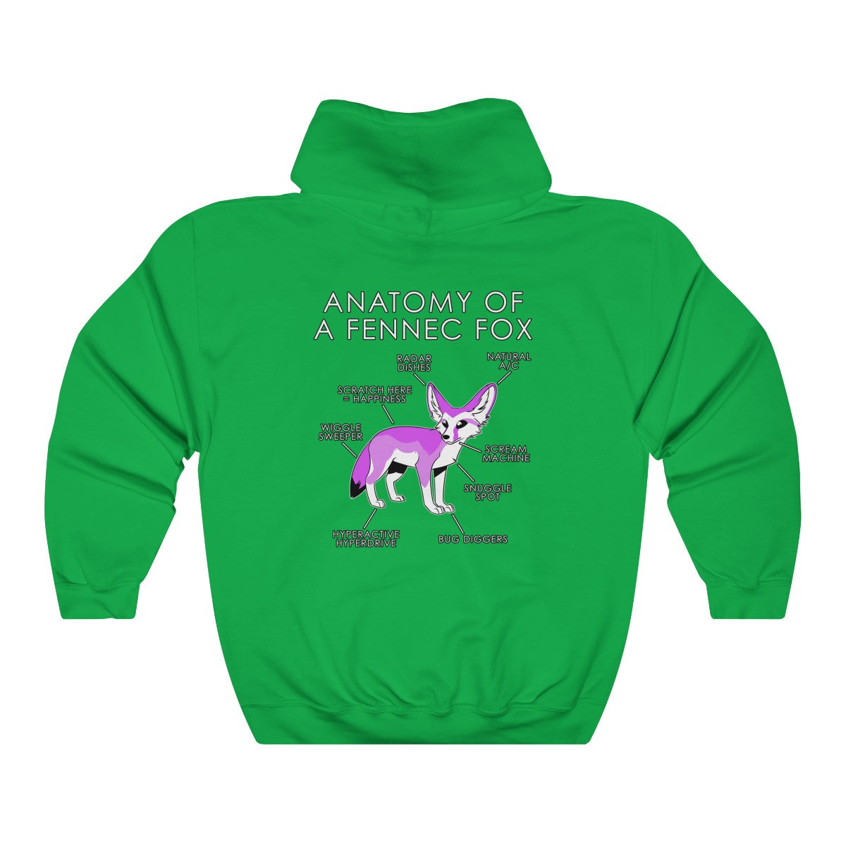 Fennec Pink - Hoodie Hoodie Artworktee Green S 