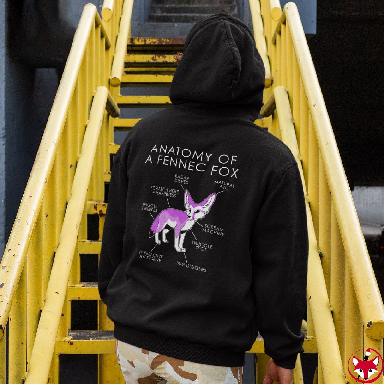 Fennec Pink - Hoodie Hoodie Artworktee 