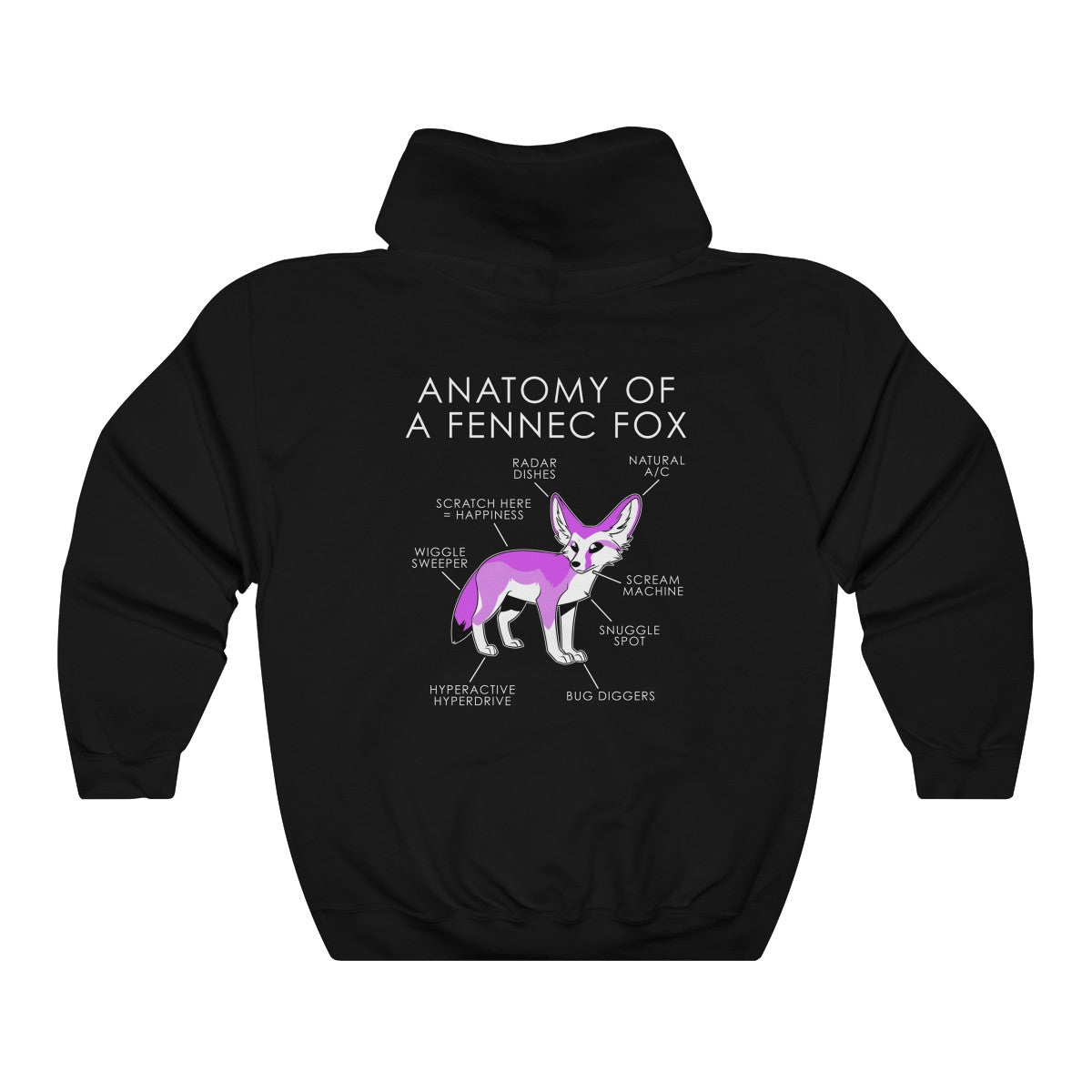 Fennec Pink - Hoodie Hoodie Artworktee Black S 