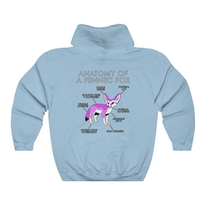 Fennec Pink - Hoodie Hoodie Artworktee Light Blue S 