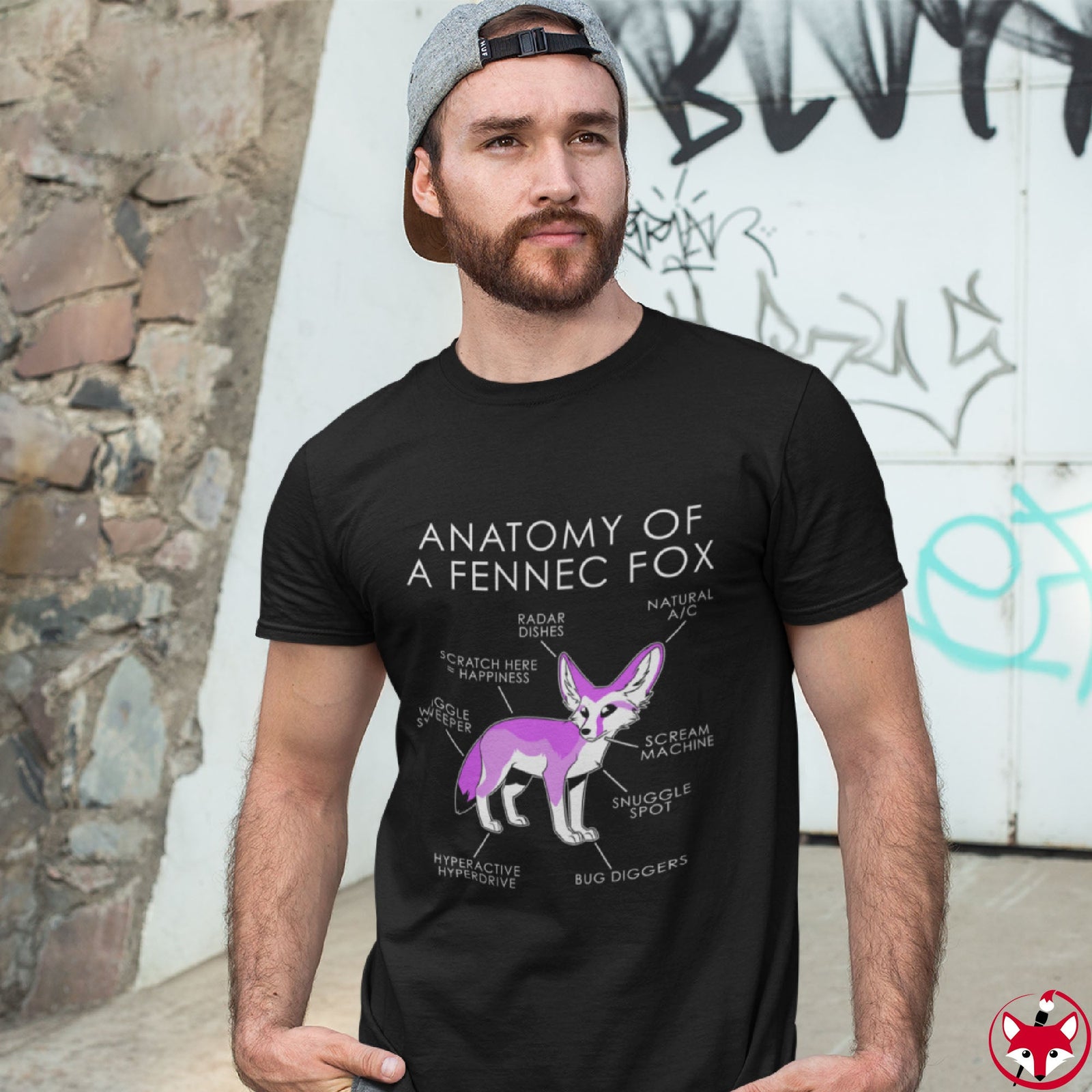 Fennec Pink - T-Shirt T-Shirt Artworktee 
