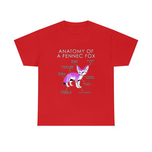 Fennec Pink - T-Shirt T-Shirt Artworktee Red S 