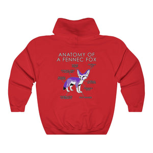 Fennec Purple - Hoodie Hoodie Artworktee Red S 