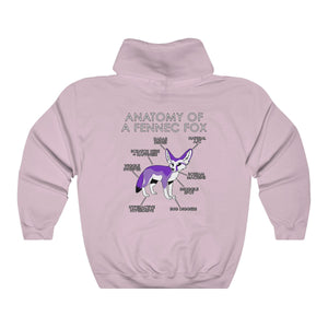 Fennec Purple - Hoodie Hoodie Artworktee Light Pink S 