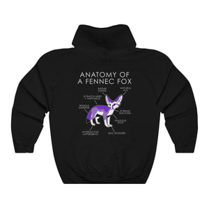 Fennec Purple - Hoodie Hoodie Artworktee Black S 