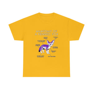 Fennec Purple - T-Shirt T-Shirt Artworktee Gold S 