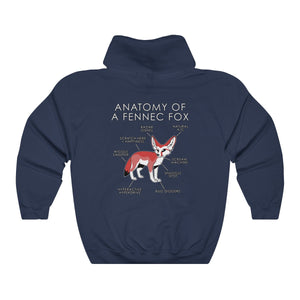 Fennec Red - Hoodie Hoodie Artworktee Navy Blue S 