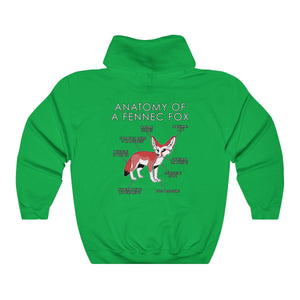 Fennec Red - Hoodie Hoodie Artworktee Green S 