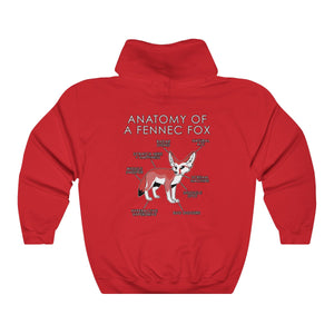 Fennec Red - Hoodie Hoodie Artworktee Red S 