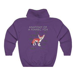 Fennec Red - Hoodie Hoodie Artworktee Purple S 