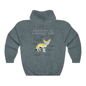 Fennec Yellow - Hoodie Hoodie Artworktee Dark Heather S 