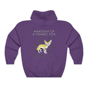 Fennec Yellow - Hoodie Hoodie Artworktee Purple S 