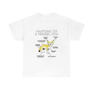 Fennec Yellow - T-Shirt T-Shirt Artworktee White S 