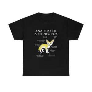 Fennec Yellow - T-Shirt T-Shirt Artworktee Black S 