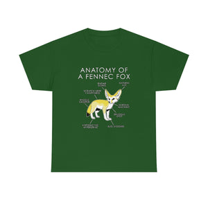 Fennec Yellow - T-Shirt T-Shirt Artworktee Green S 