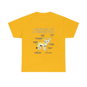 Fennec Yellow - T-Shirt T-Shirt Artworktee Gold S 
