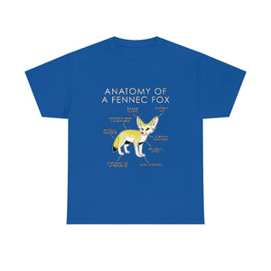 Fennec Yellow - T-Shirt T-Shirt Artworktee Royal Blue S 