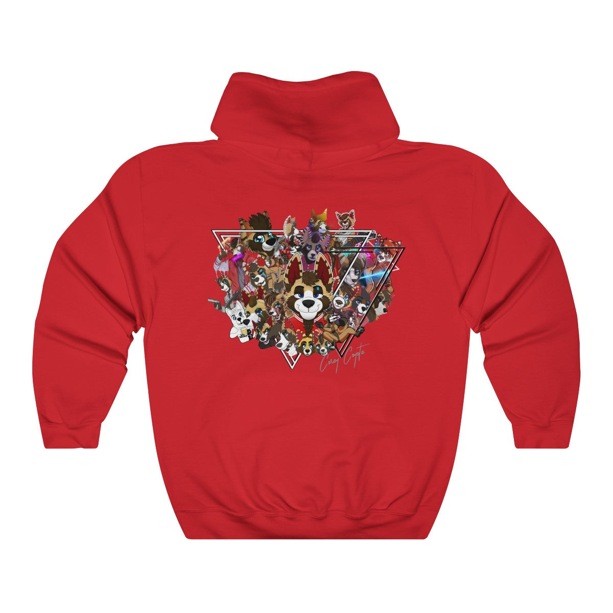 For The Fans - Hoodie Hoodie Corey Coyote Red S 