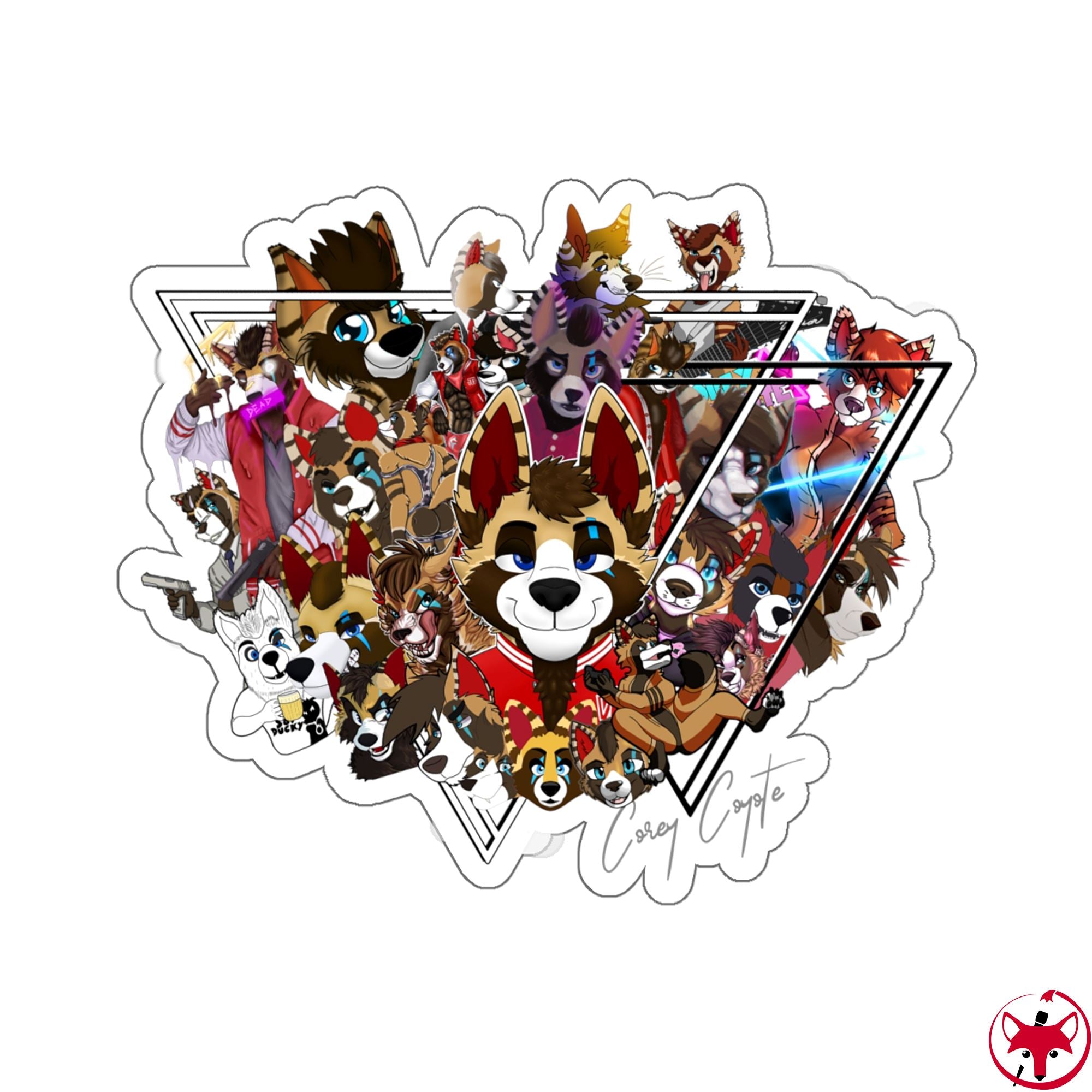 For The Fans - Sticker Sticker Corey Coyote 