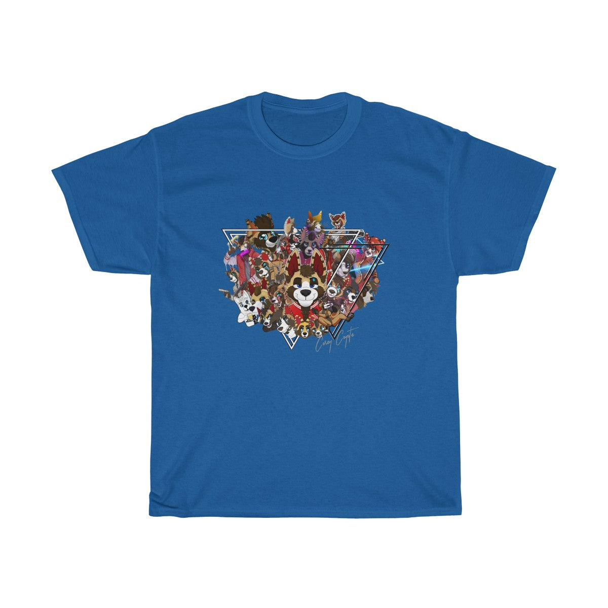 For The Fans - T-Shirt T-Shirt Corey Coyote Royal Blue S 