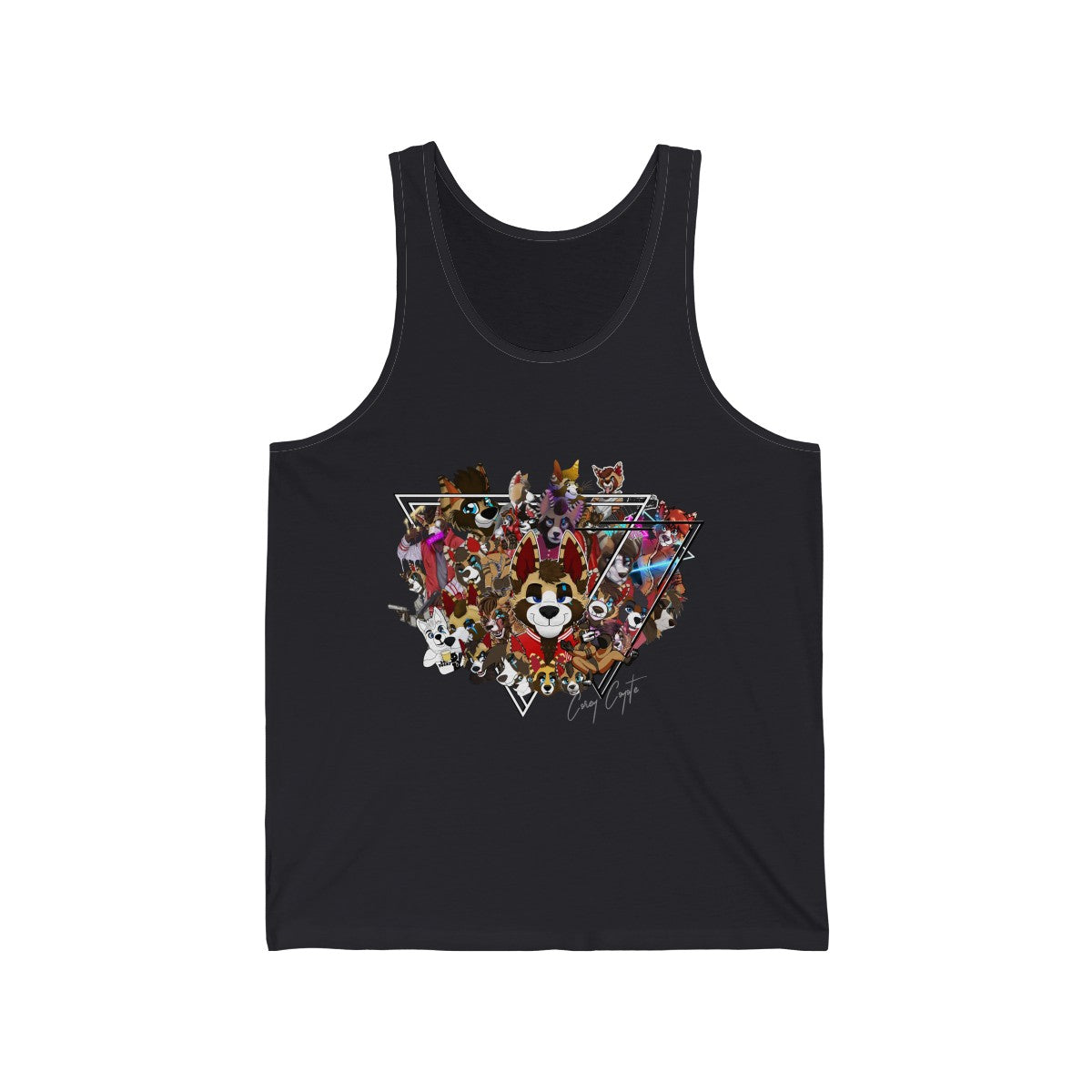 For The Fans - Tank Top Tank Top Corey Coyote Dark Grey XS 