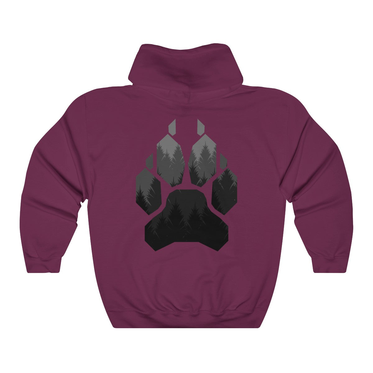 Forest Canine - Hoodie Hoodie Wexon Maroon S 