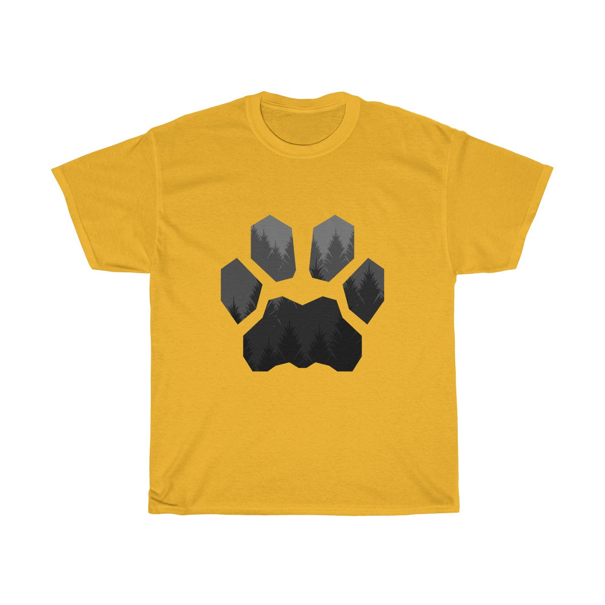 Forest Feline - T-Shirt T-Shirt Wexon Gold S 