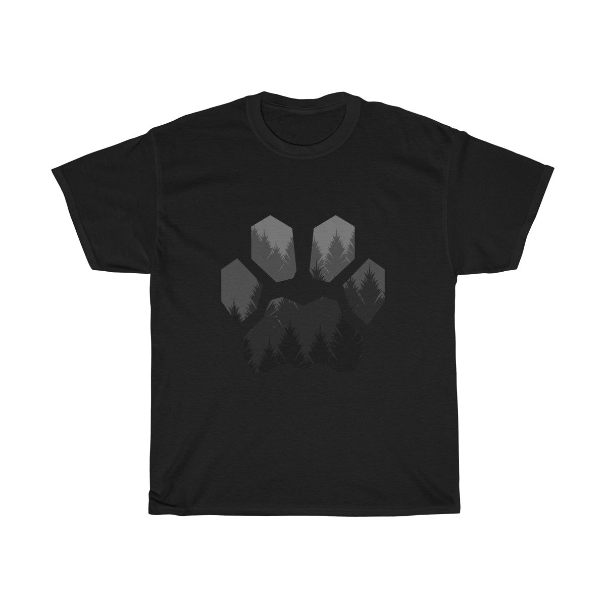 Forest Feline - T-Shirt T-Shirt Wexon Black S 