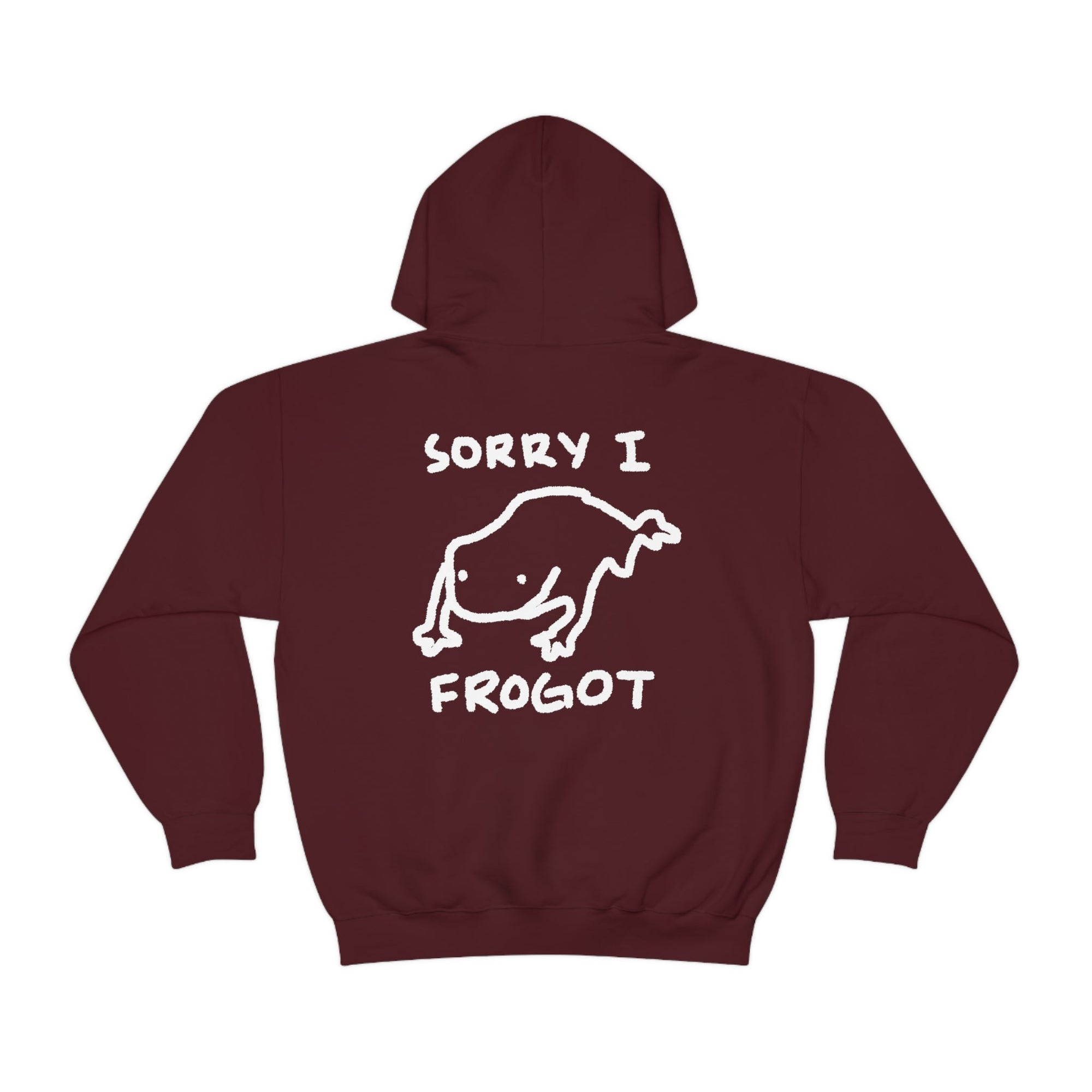 Forgot - Hoodie Hoodie Ooka Maroon S 