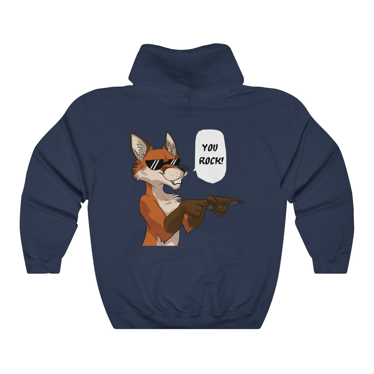 Fox - Hoodie Hoodie Dire Creatures Navy Blue S 