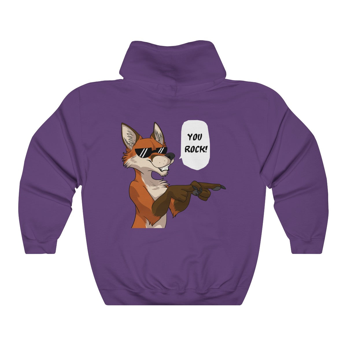 Fox - Hoodie Hoodie Dire Creatures Purple S 