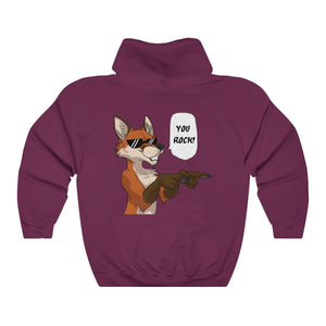 Fox - Hoodie Hoodie Dire Creatures Maroon S 