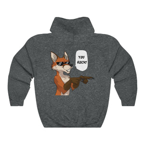 Fox - Hoodie Hoodie Dire Creatures Dark Heather S 