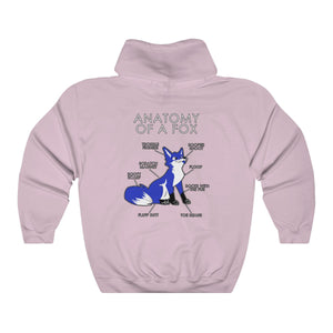 Fox Blue - Hoodie Hoodie Artworktee Light Pink S 